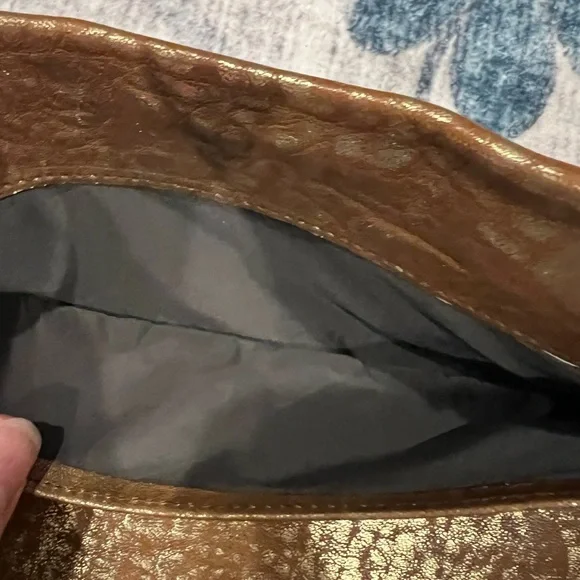 Miu Miu Gold metallic bifold wallet EUC - Picture 11 of 13